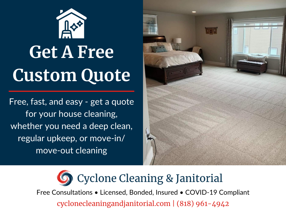Get a free custom quote from Cyclone Cleaning & Jnaitorial.