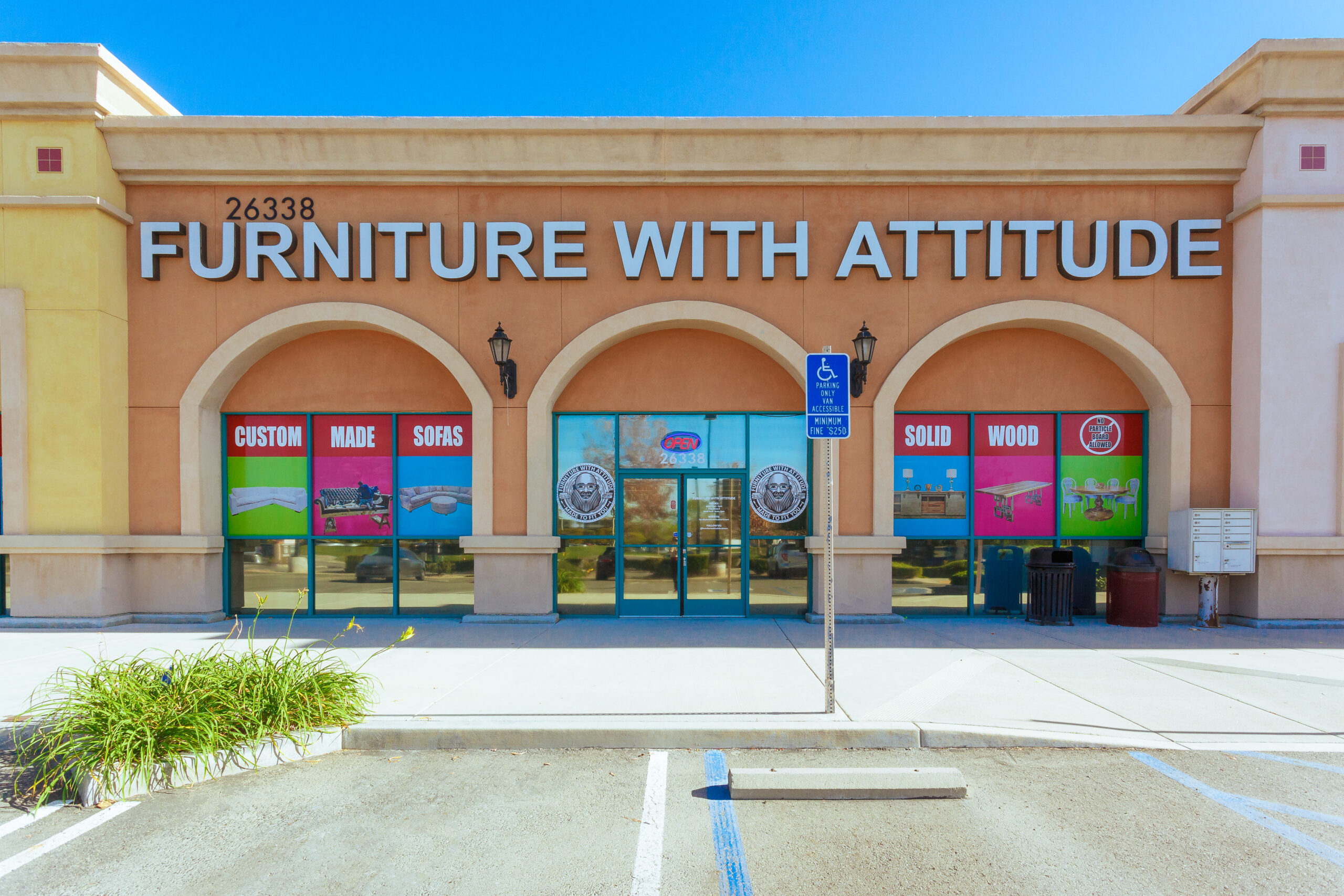 The Furniture With Attitude Storefront in Valencia, CA
