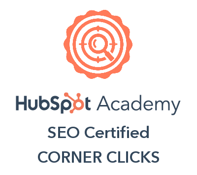 A HubSpot course completion certification badge for SEO